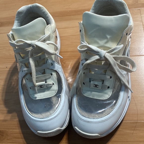 Chanel runway pvc sneakers white translucent size 36 - Picture 5 of 8